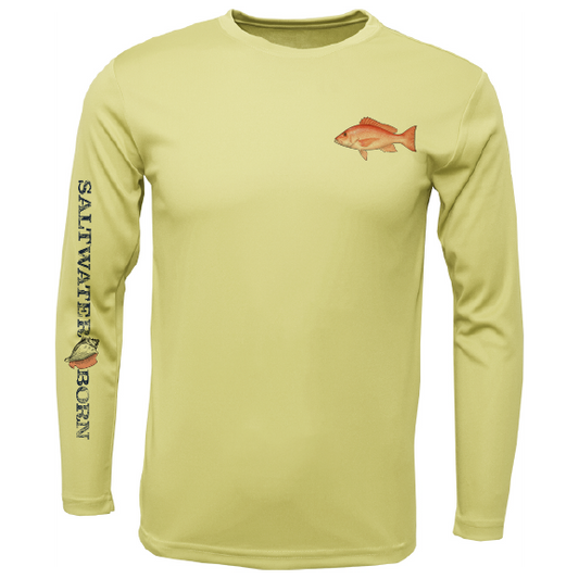 Clean Snapper Long Sleeve UPF 50+ Dry-Fit Shirt