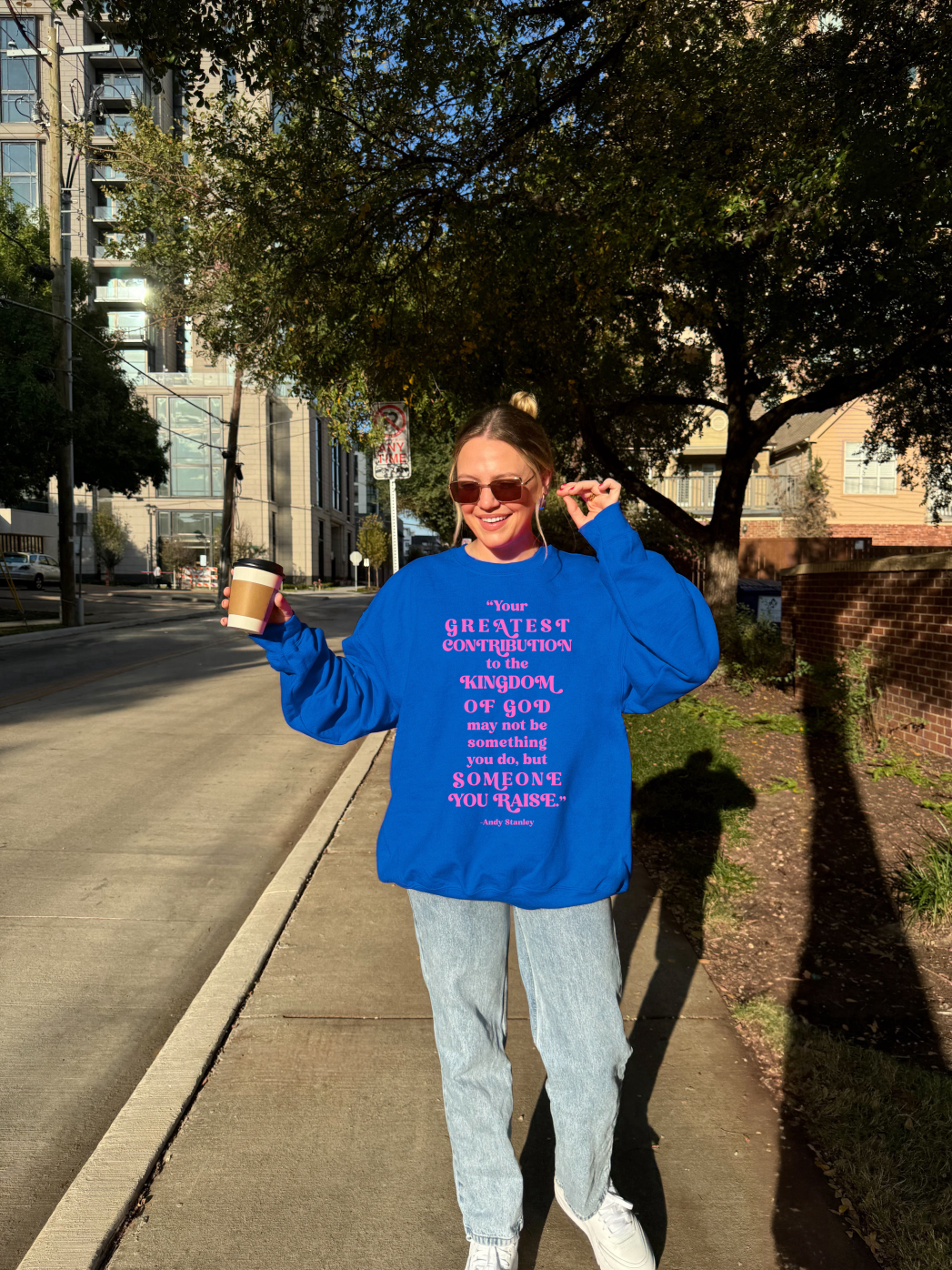 Your Greatest Contribution Crewneck Sweatshirt