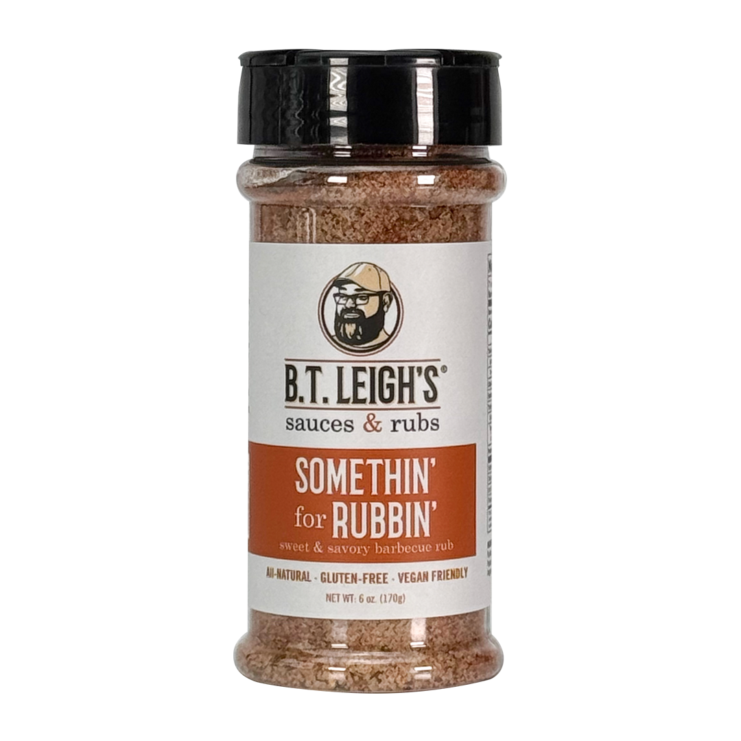 Somethin' For Rubbin' - Sweet & Savory Barbecue Rub - 6 oz Bottle