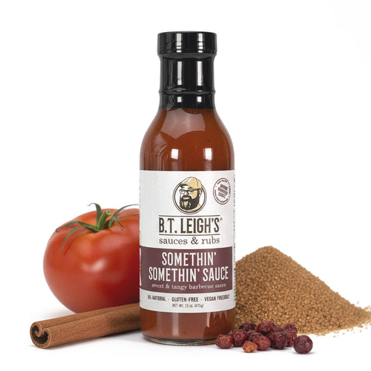 Somethin' Somethin' Sauce - Sweet & Tangy Barbecue Sauce - 15 oz Bottle
