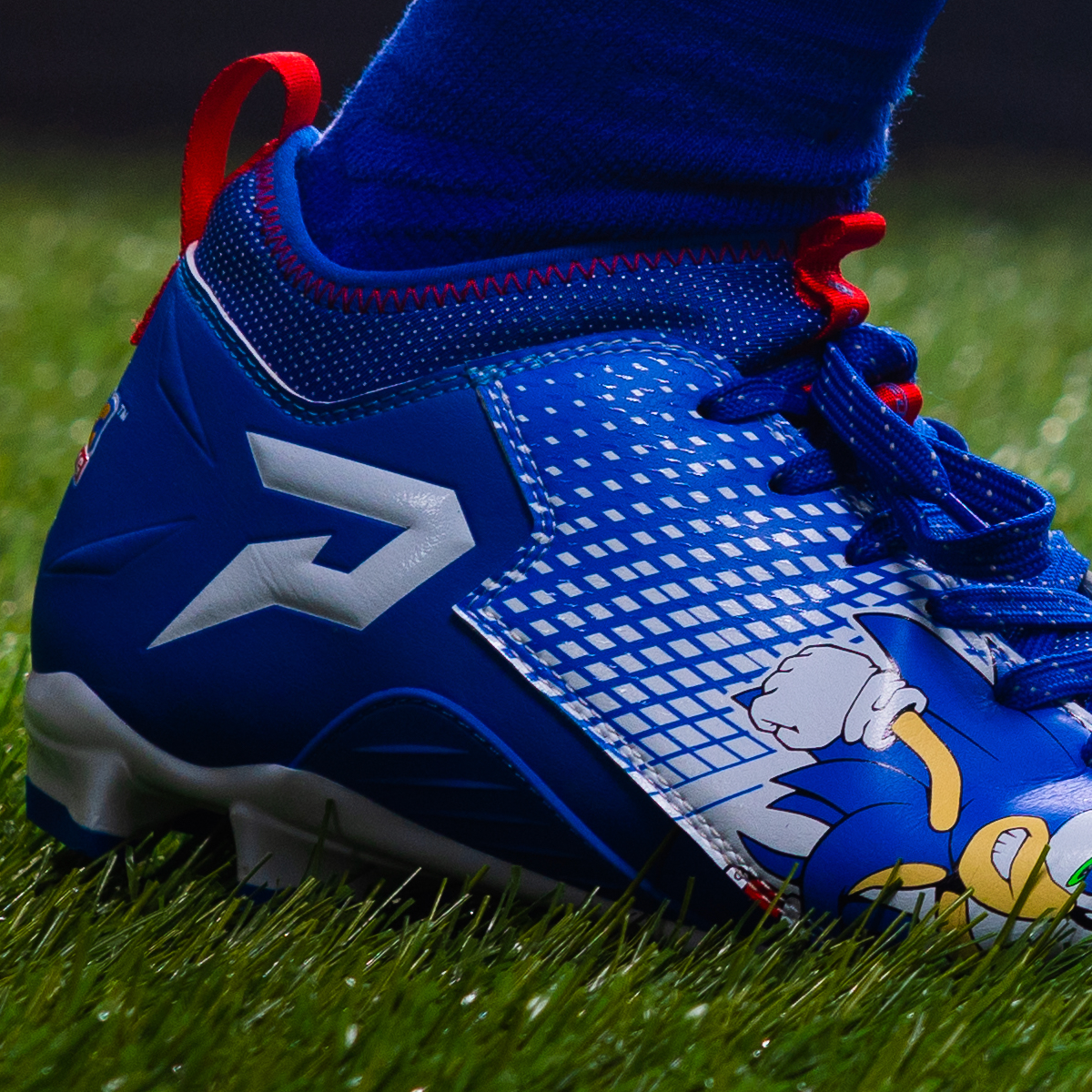 Sonic the Hedgehog Football Cleats by Phenom Elite