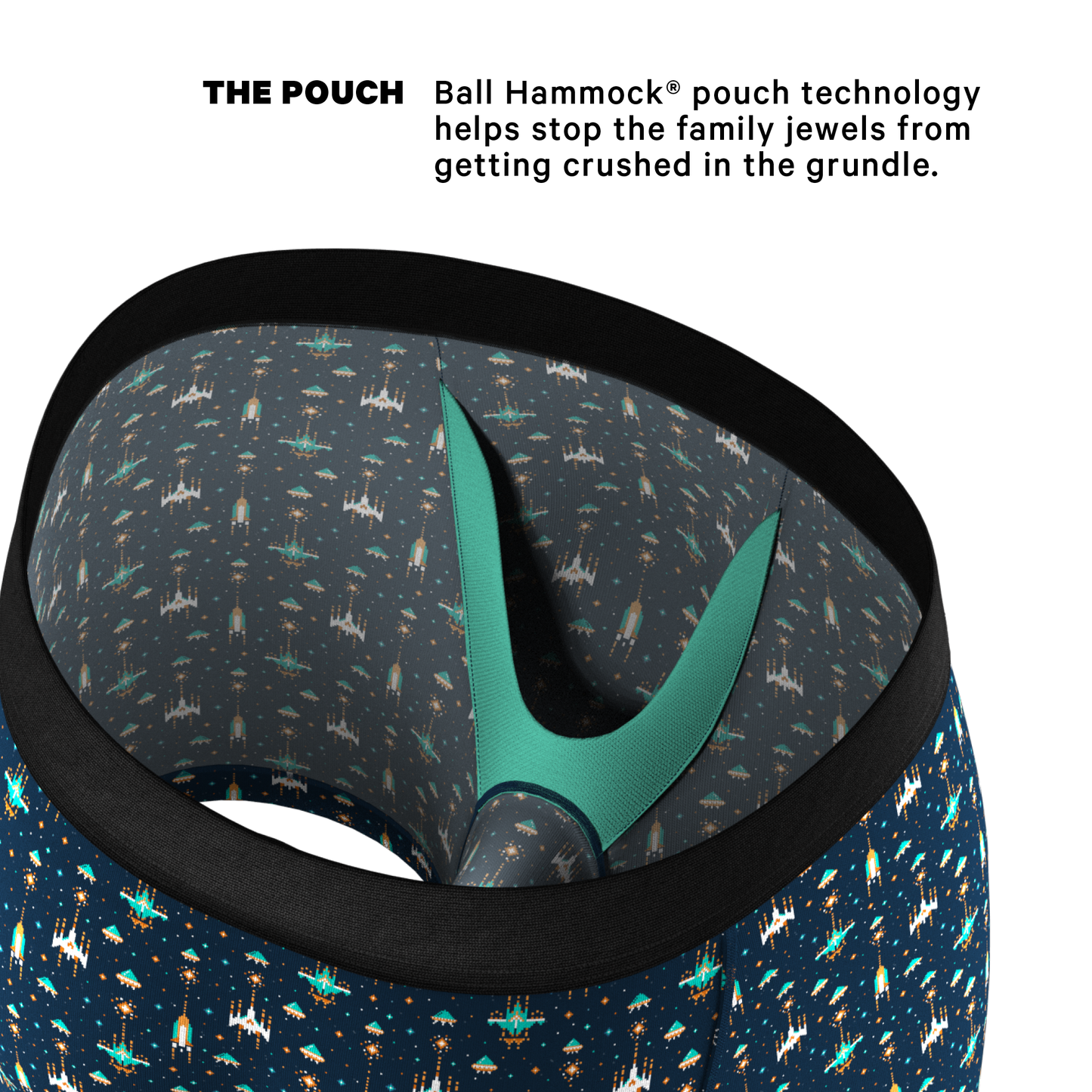 The Space Commando | Spaceship Ball Hammock® Pouch Underwear