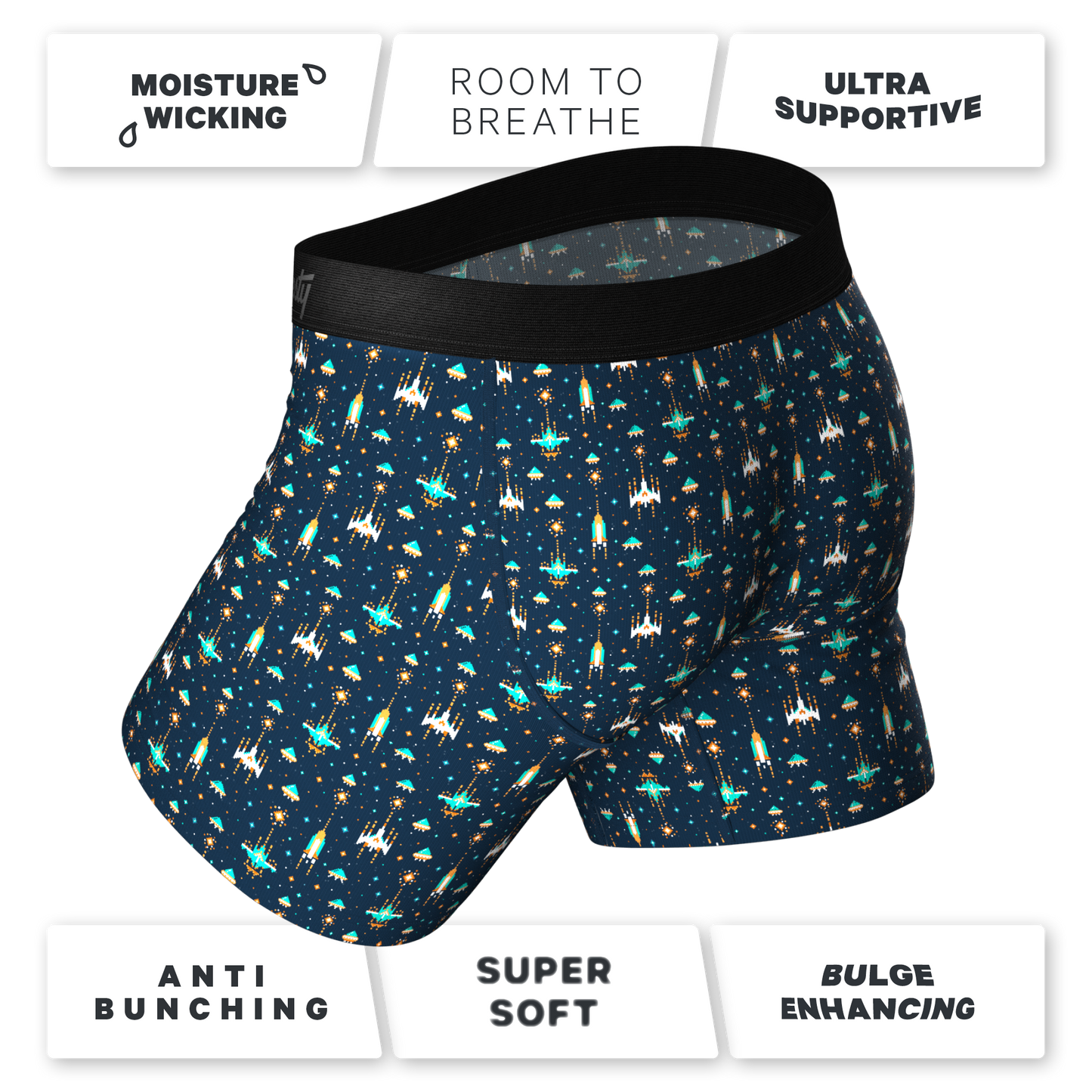The Space Commando | Spaceship Ball Hammock® Pouch Underwear