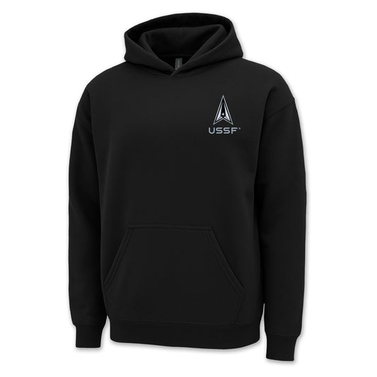 Space Force Left Chest Logo Hood