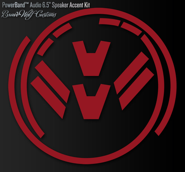 6 1/2" Speaker Accent Vinyl kit