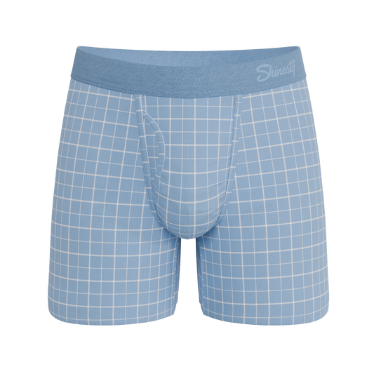 The Spick & Span | Window Pane Plaid Ball Hammock® Pouch Underwear With Fly