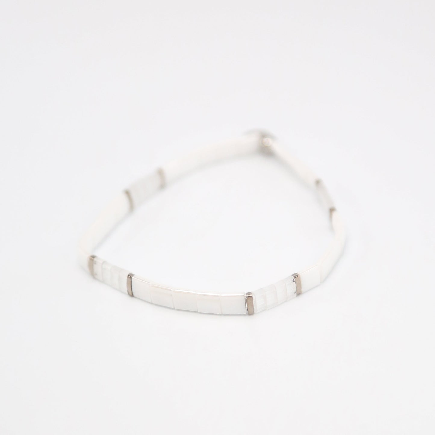 SPOILED SILVER - Tila Bead Bracelet | Single
