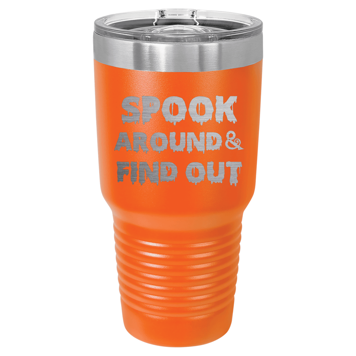 Spook Around and Find Out Halloween |  ENGRAVED Polar Camel Tumbler