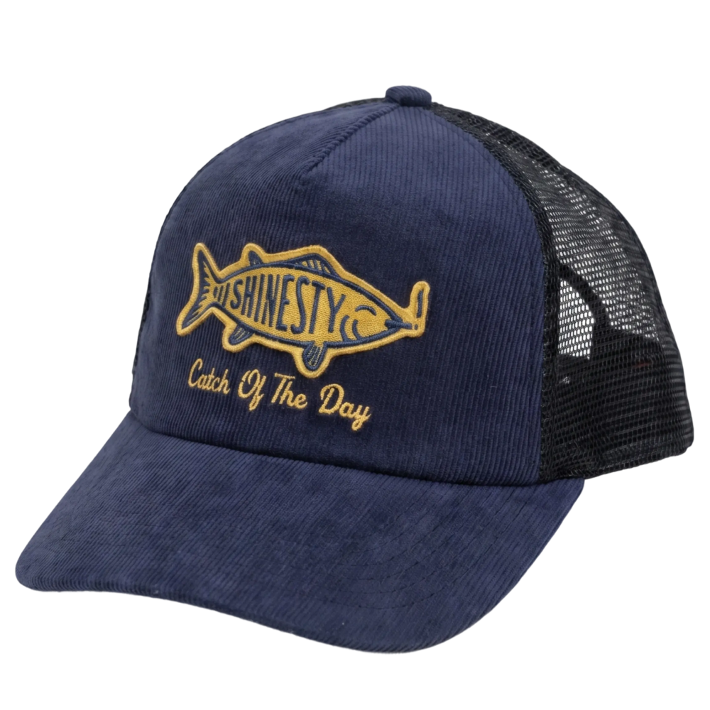 The Catch Of The Day | Shinesty Fish Corduroy Trucker Hat