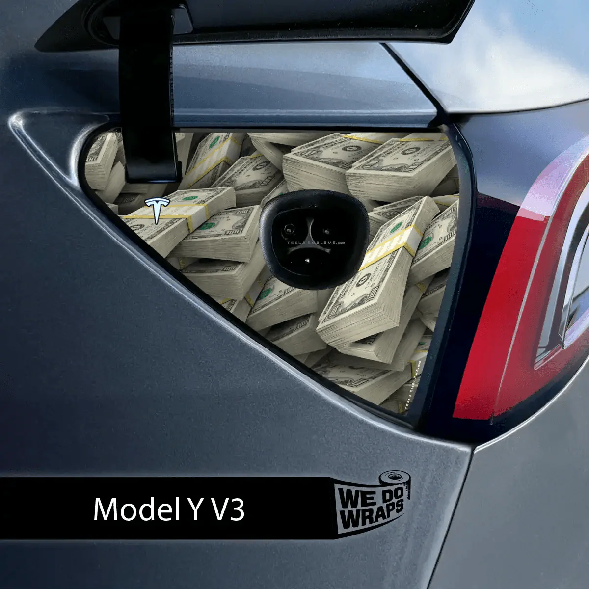 Stacks on Stacks Tesla Charge Port Wrap | Model Y