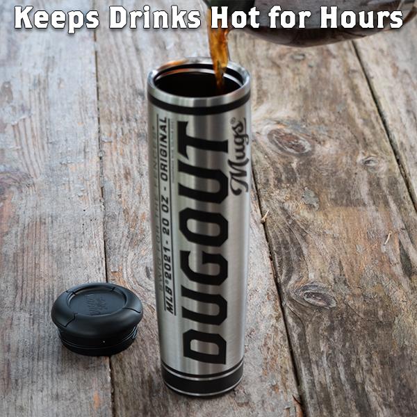 Tampa Bay Rays Dugout Mug® | Stainless Steel Baseball Bat Mug