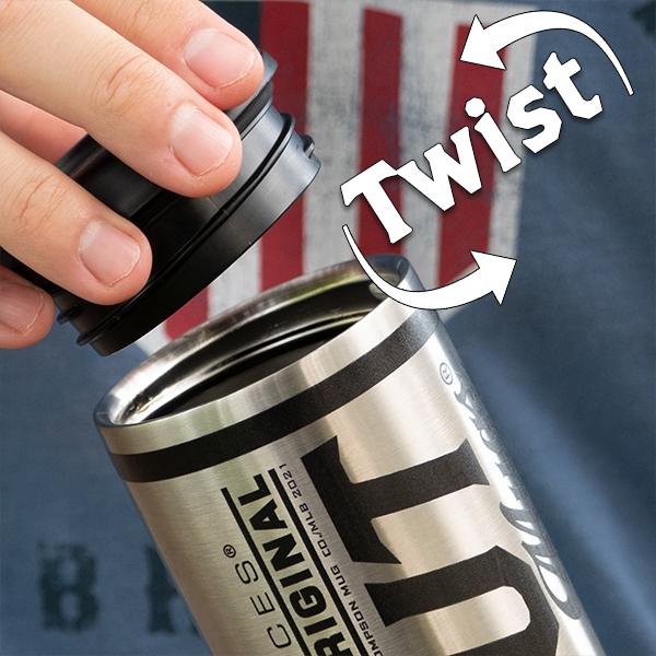 Atlanta Braves "A" Dugout Mug® | Stainless Steel Baseball Bat Mug