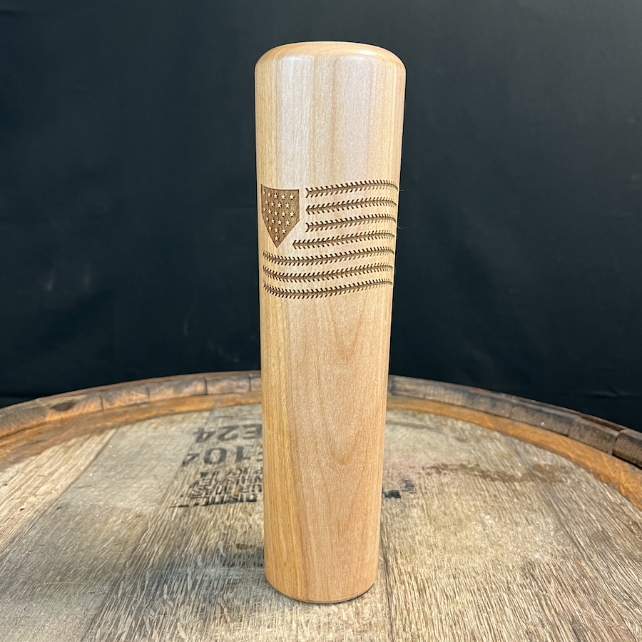 Stars and Stitches Flag Baseball Bat Mug | Dugout Mug® Collective