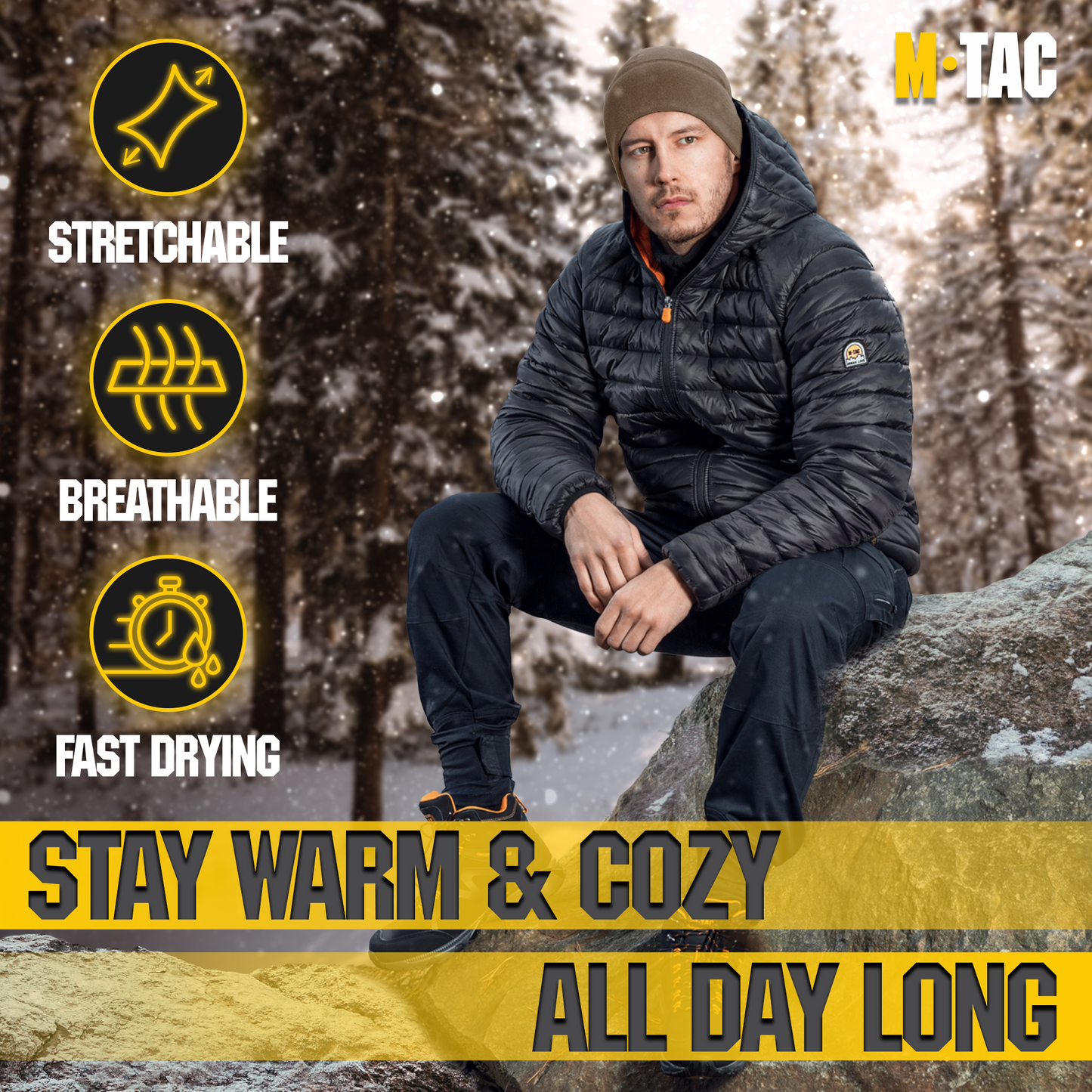 M-Tac Watch Cap Fleece with Slimtex (320 g/m2)