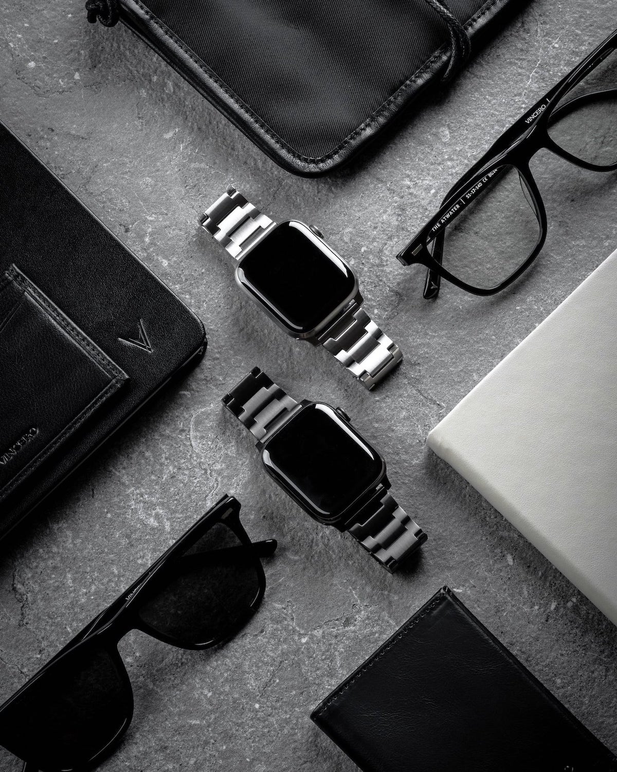 Apple Watch Steel Band - Silver Hardware 44/46mm