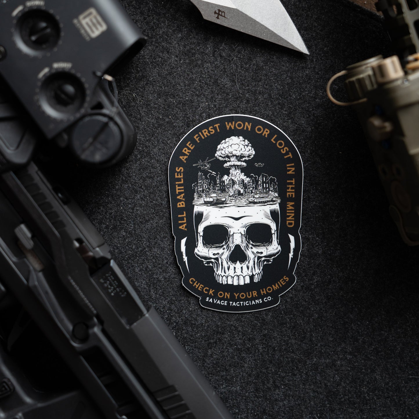 Silent Battles Sticker