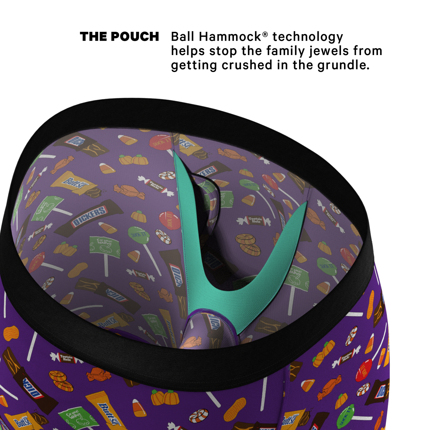 The Red & Black Lumberjack | Buffalo Check Long Leg Ball Hammock® Pouch Underwear With Fly