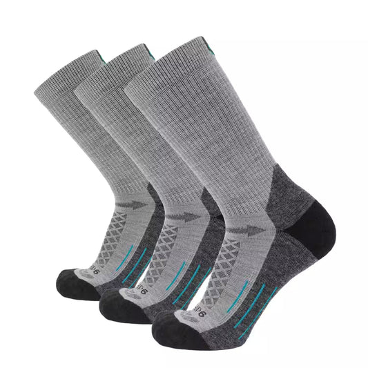 3 Pack Stone - Hike Crew Midweight Merino Wool Sock