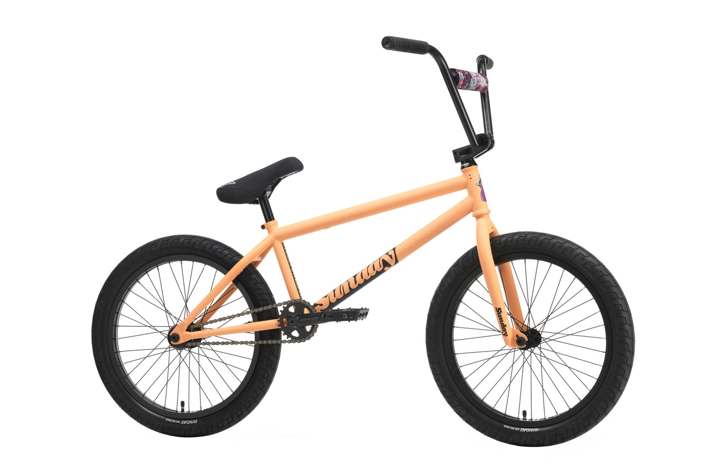 Sunday Street Sweeper (FC) Jake Seeley Signature 20.75″ Complete BMX Bike - Matte Peach (RHD)