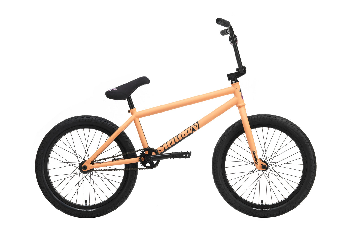 Sunday Street Sweeper (FC) Jake Seeley Signature 20.75″ Complete BMX Bike - Matte Peach (RHD)