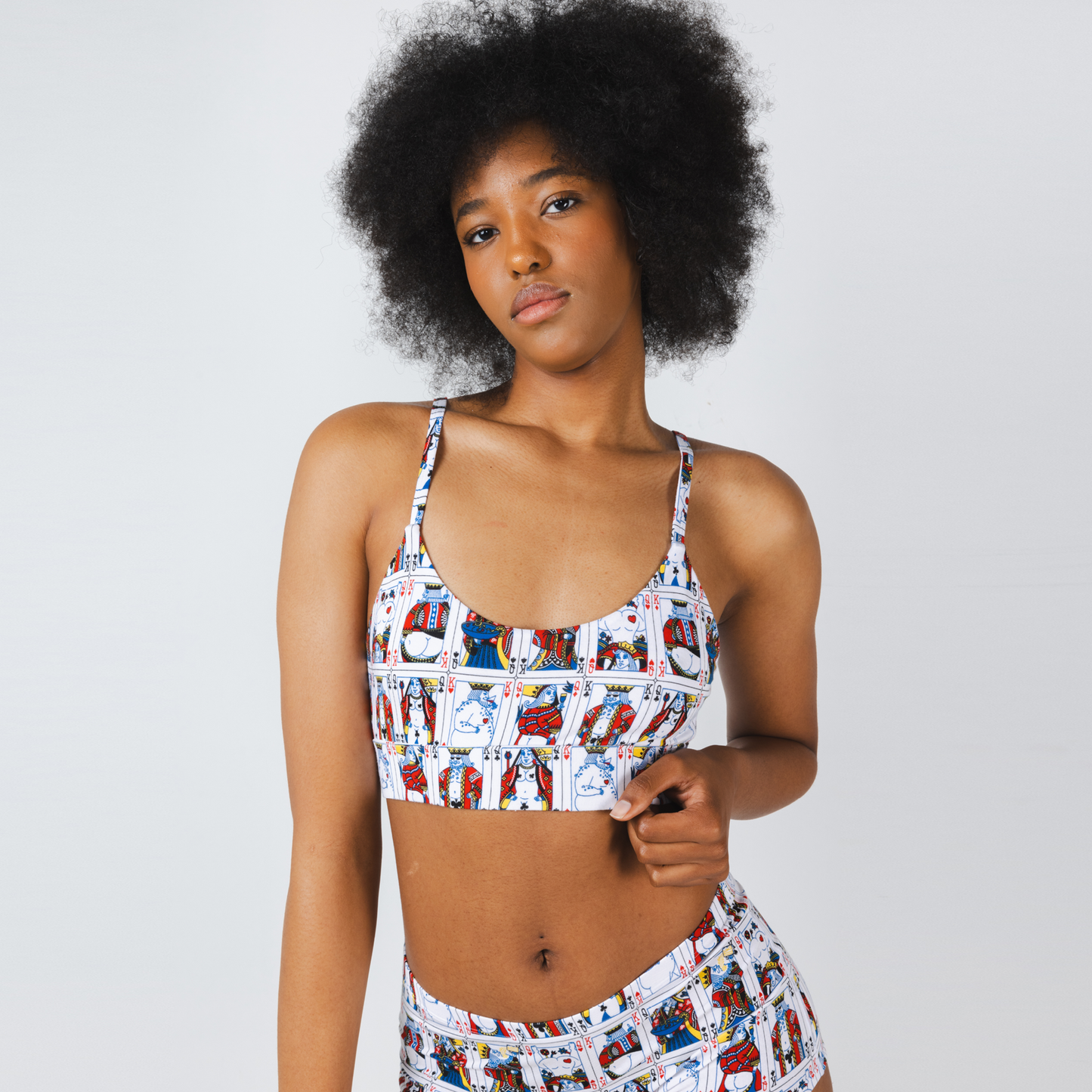 The Strip Poker | Playing Cards Boob Hammock™ Scoop Bralette