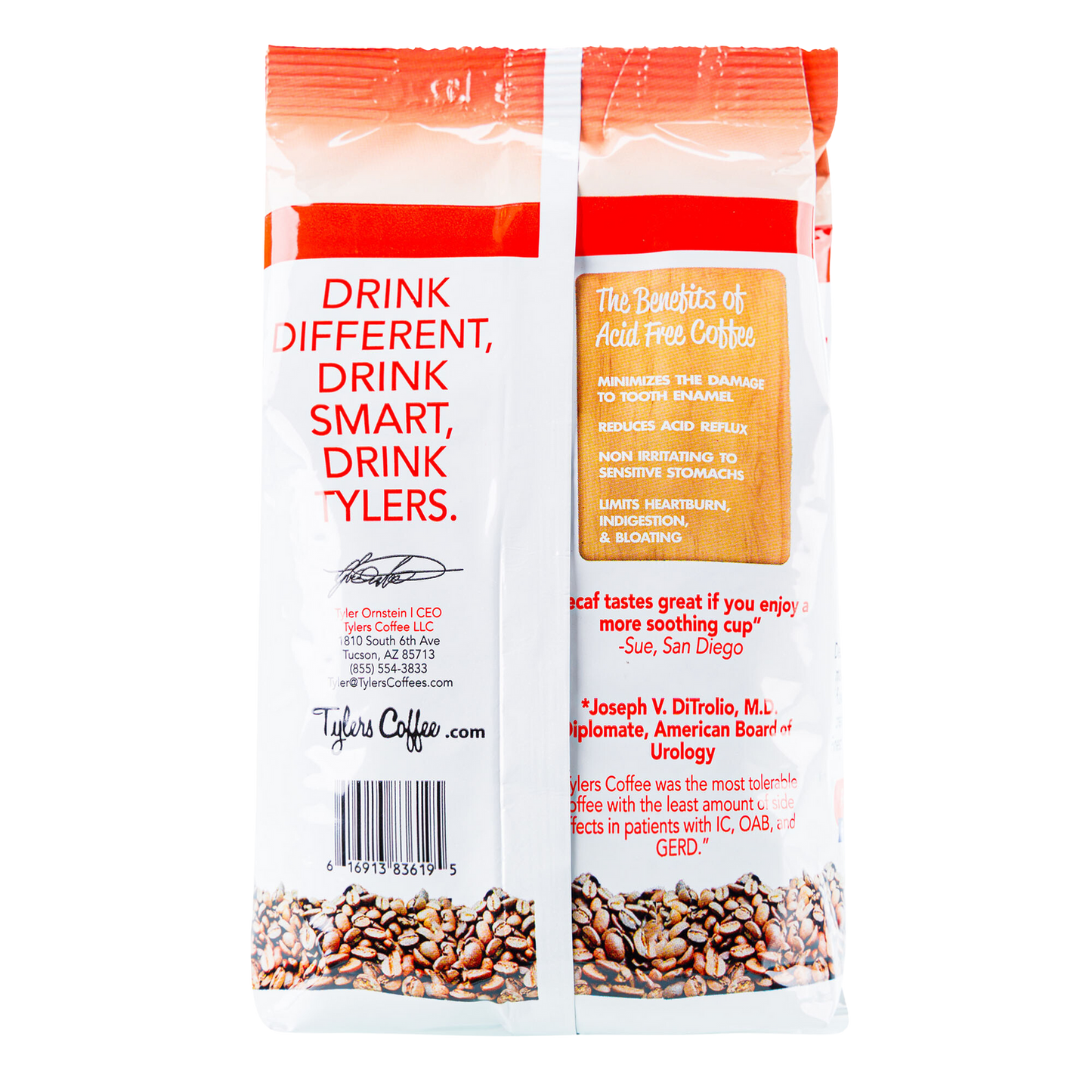 Decaf Acid Free Whole Bean