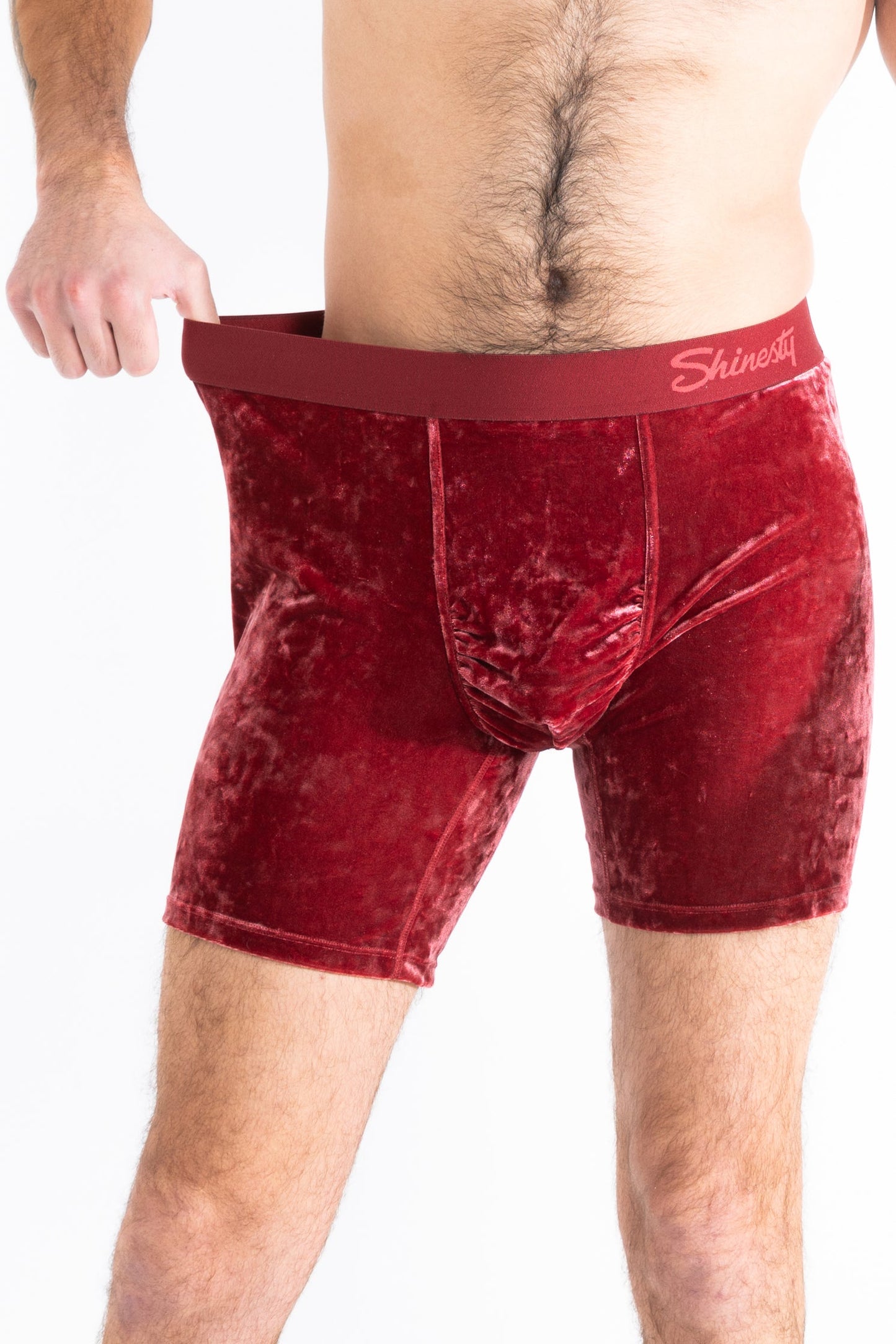 The Serenade | Red Velvet Ball Hammock Pouch® Boxer