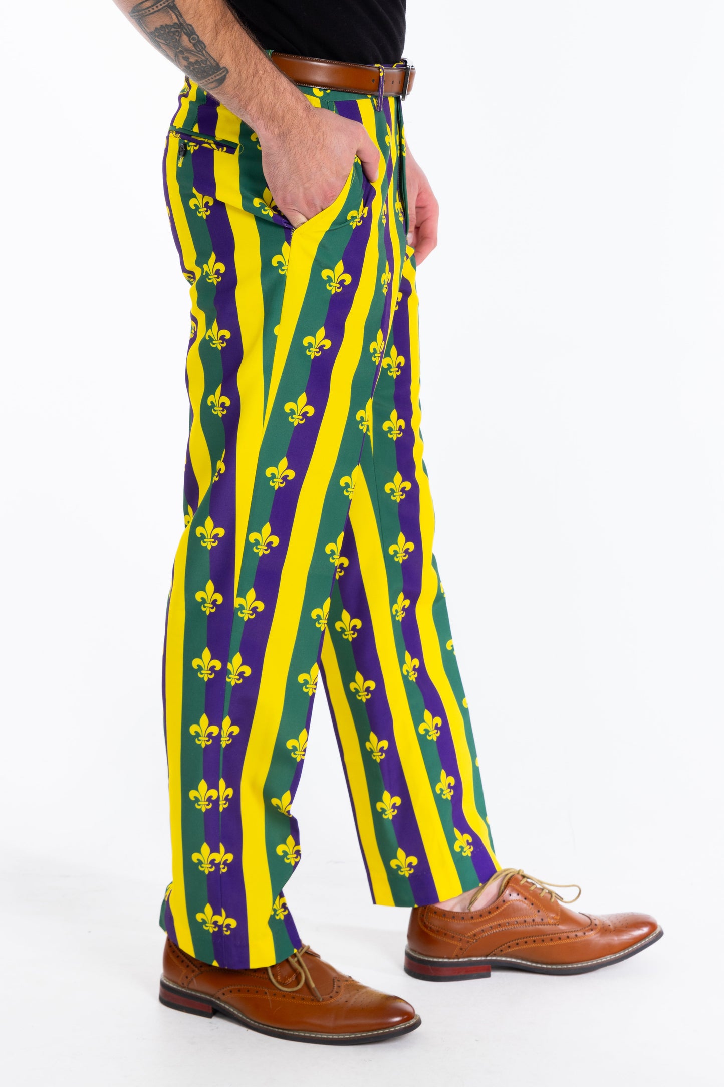The Beignets For Breakfast | Mardi Gras Suit Pants
