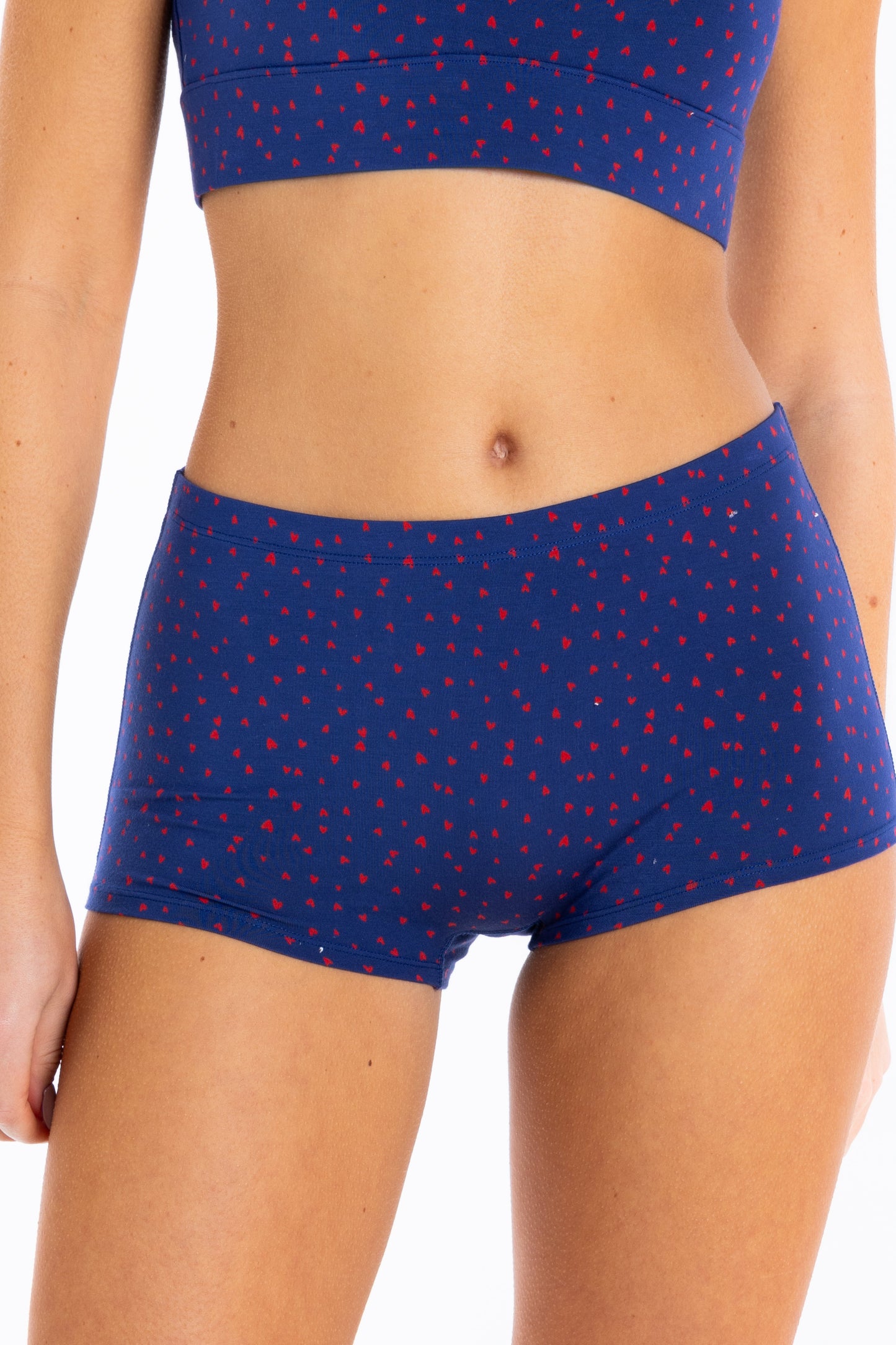 The Heartthrob | Tiny Hearts Valentines Day Modal Boyshort Underwear