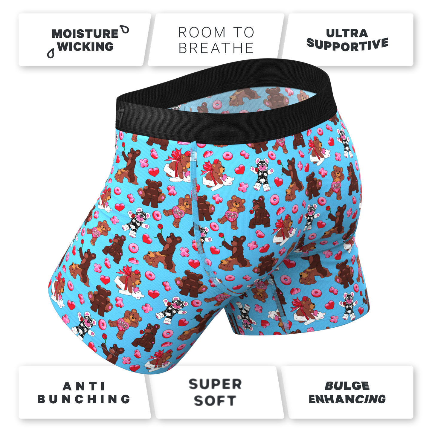 The Stuffed Animal | Teddy Bear Ball Hammock® Pouch Underwear