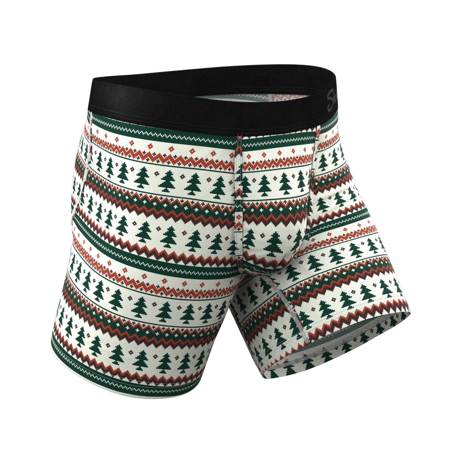 The Stuffed Stocking | Fair Isle Christmas Tree Ball Hammock® Pouch Underwear