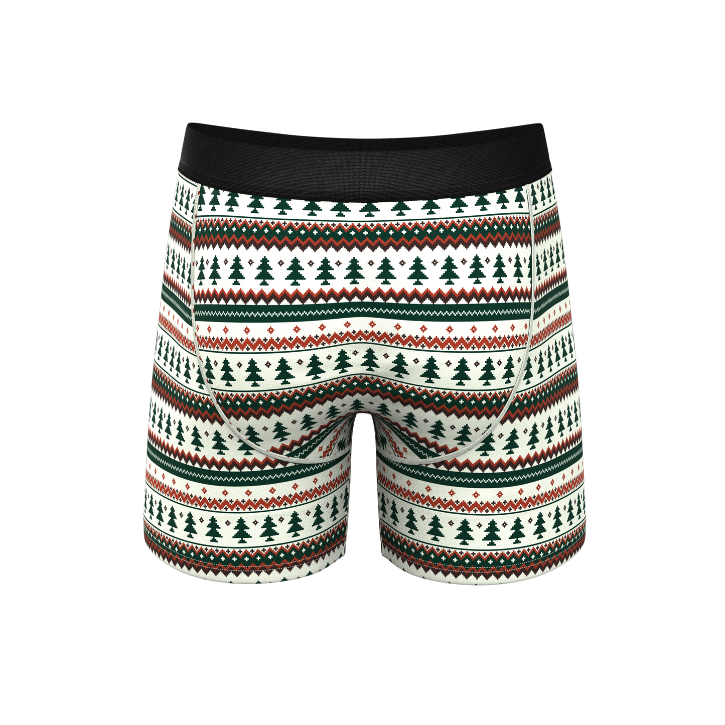 The Stuffed Stocking | Fair Isle Christmas Tree Ball Hammock® Pouch Underwear