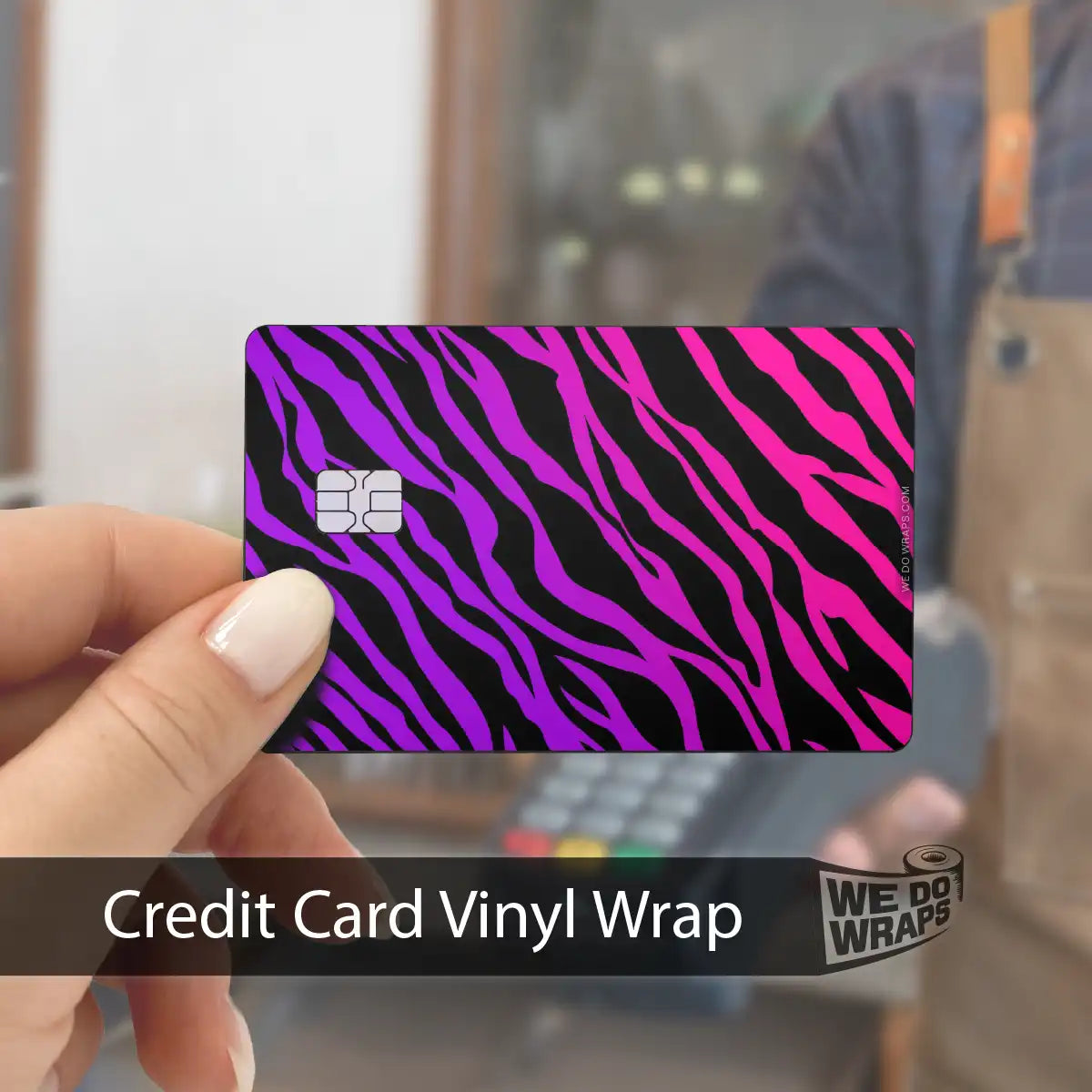 Stylish Zebra | NFC Key Card Wrap