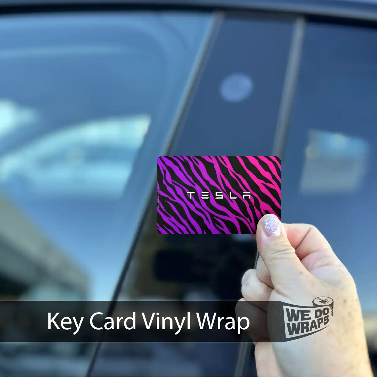 Stylish Zebra | NFC Key Card Wrap