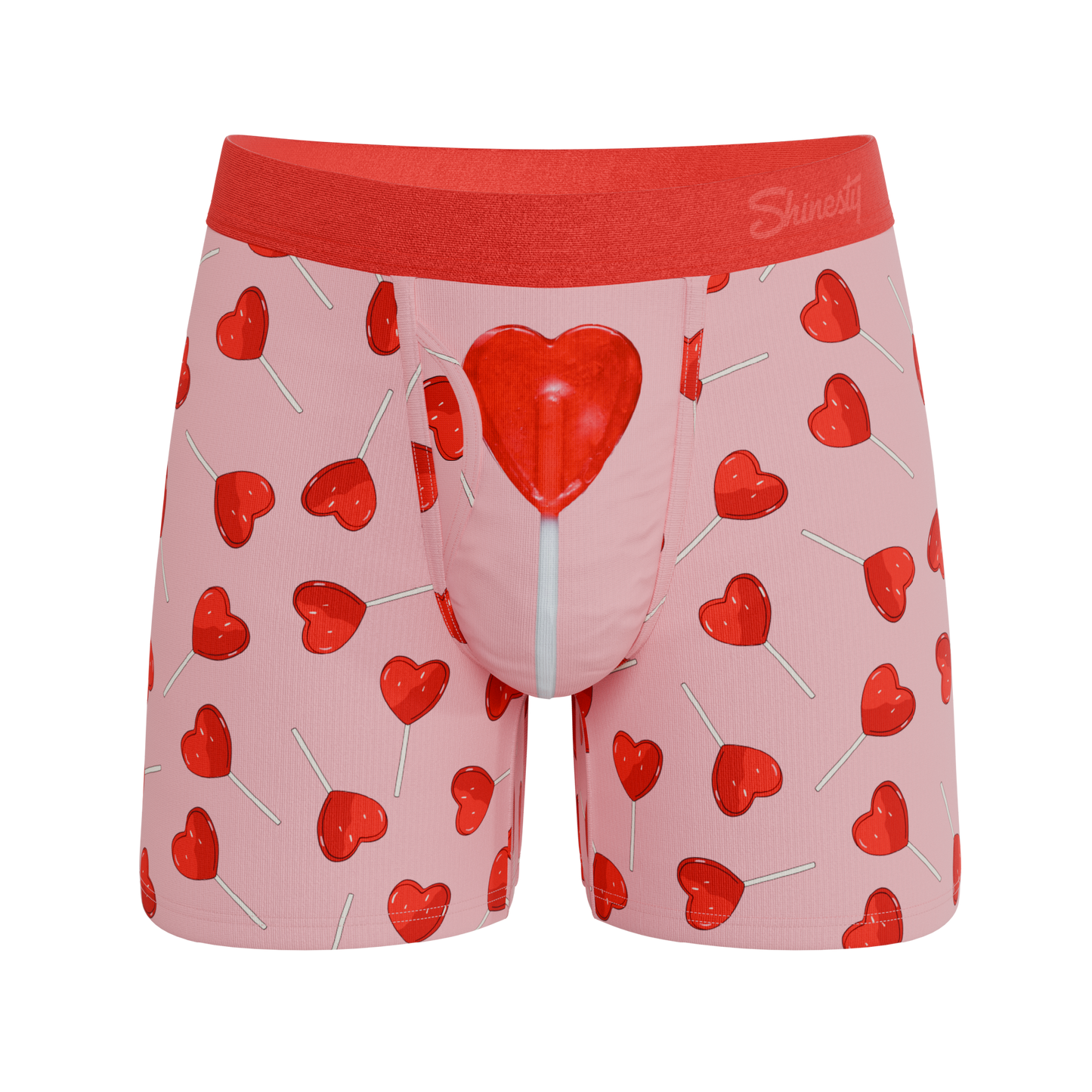 The Suckered In | Heart Lollipop Ball Hammock® Pouch Underwear With Fly