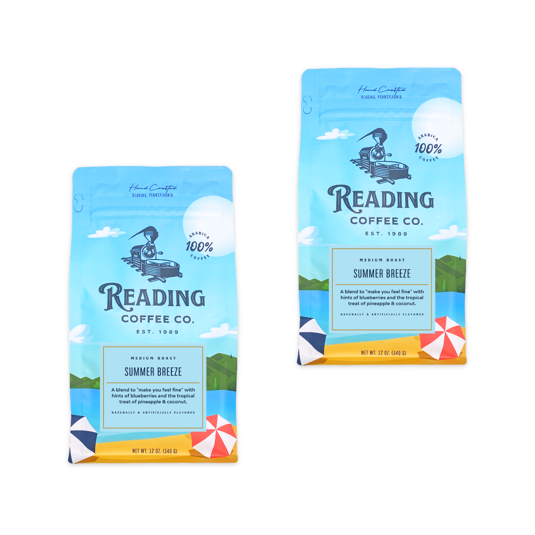 Summer Breeze Tropical Pineapple Blueberry Flavored Coffee