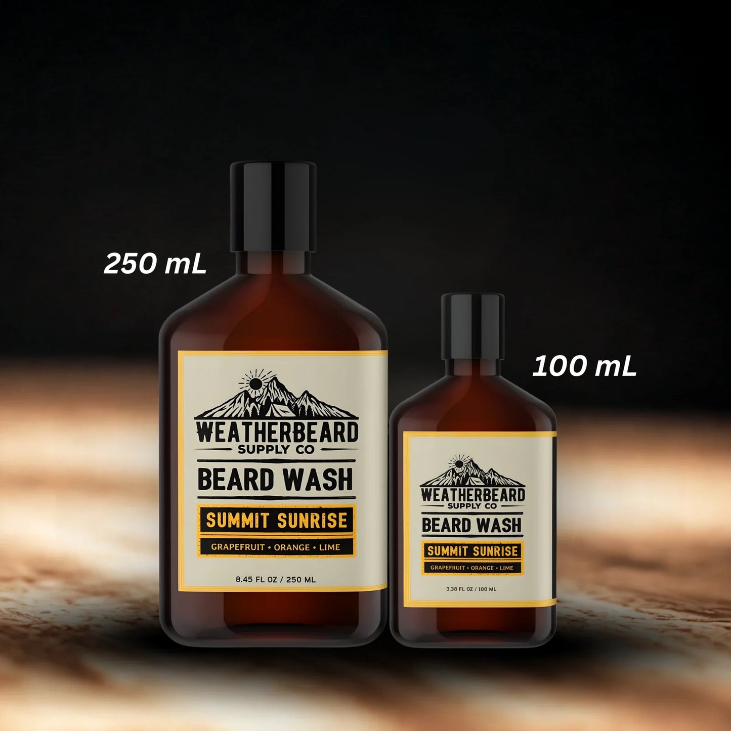 Summit Sunrise Beard Wash - Grapefruit, Orange, Lime