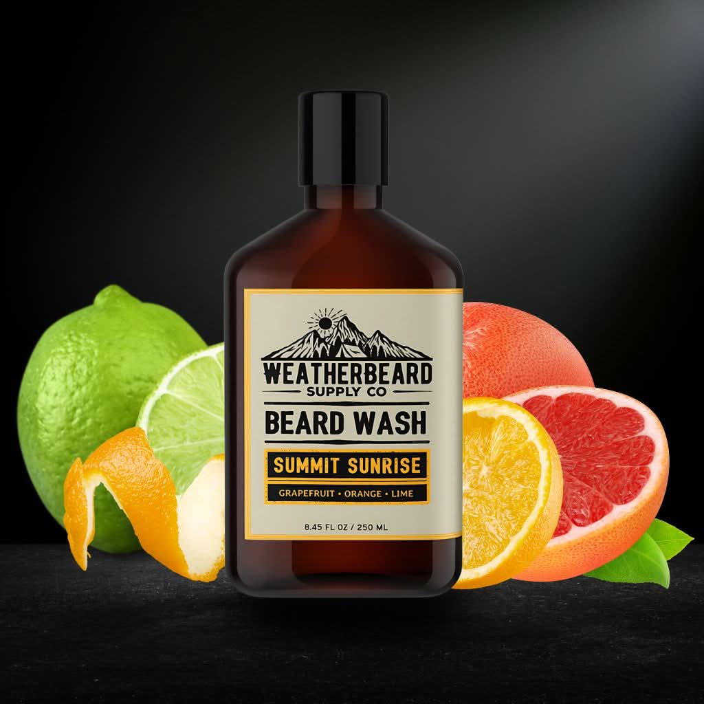 Summit Sunrise Beard Wash - Grapefruit, Orange, Lime