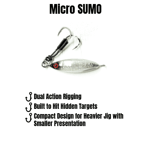 Sumo & Mercenary Micro Slow Pitch Jig – 4-Pack – 10g & 15g