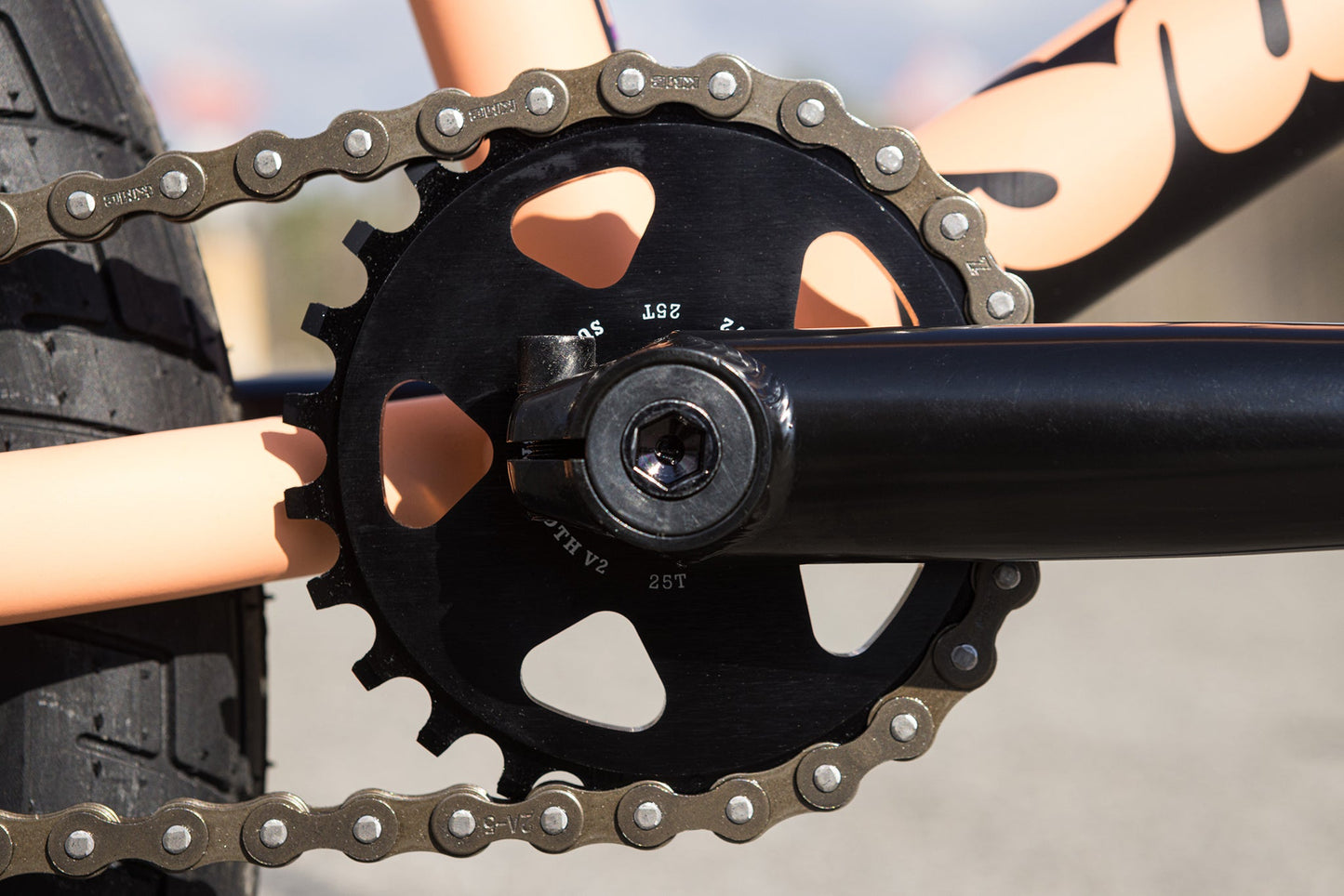 Sunday Street Sweeper (FC) Jake Seeley Signature 20.75″ Complete BMX Bike - Matte Peach (RHD)