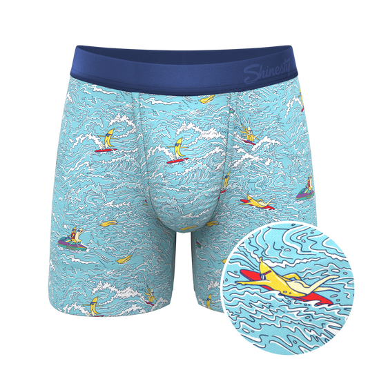 The Surfin' Turf | Shinesty Surfer Ball Hammock® Pouch Underwear