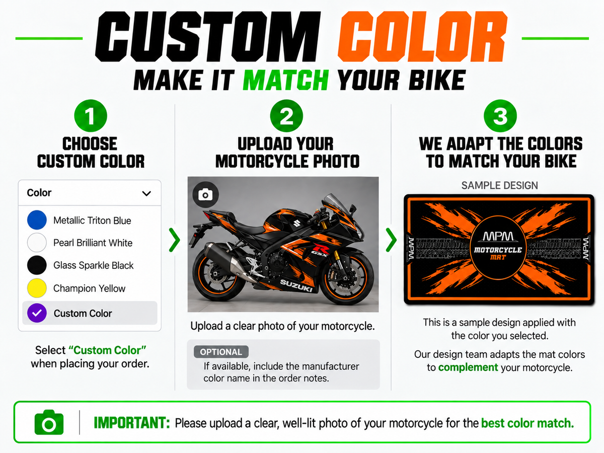 MPM Motorcycle Mat for Suzuki Hayabusa - MM7129