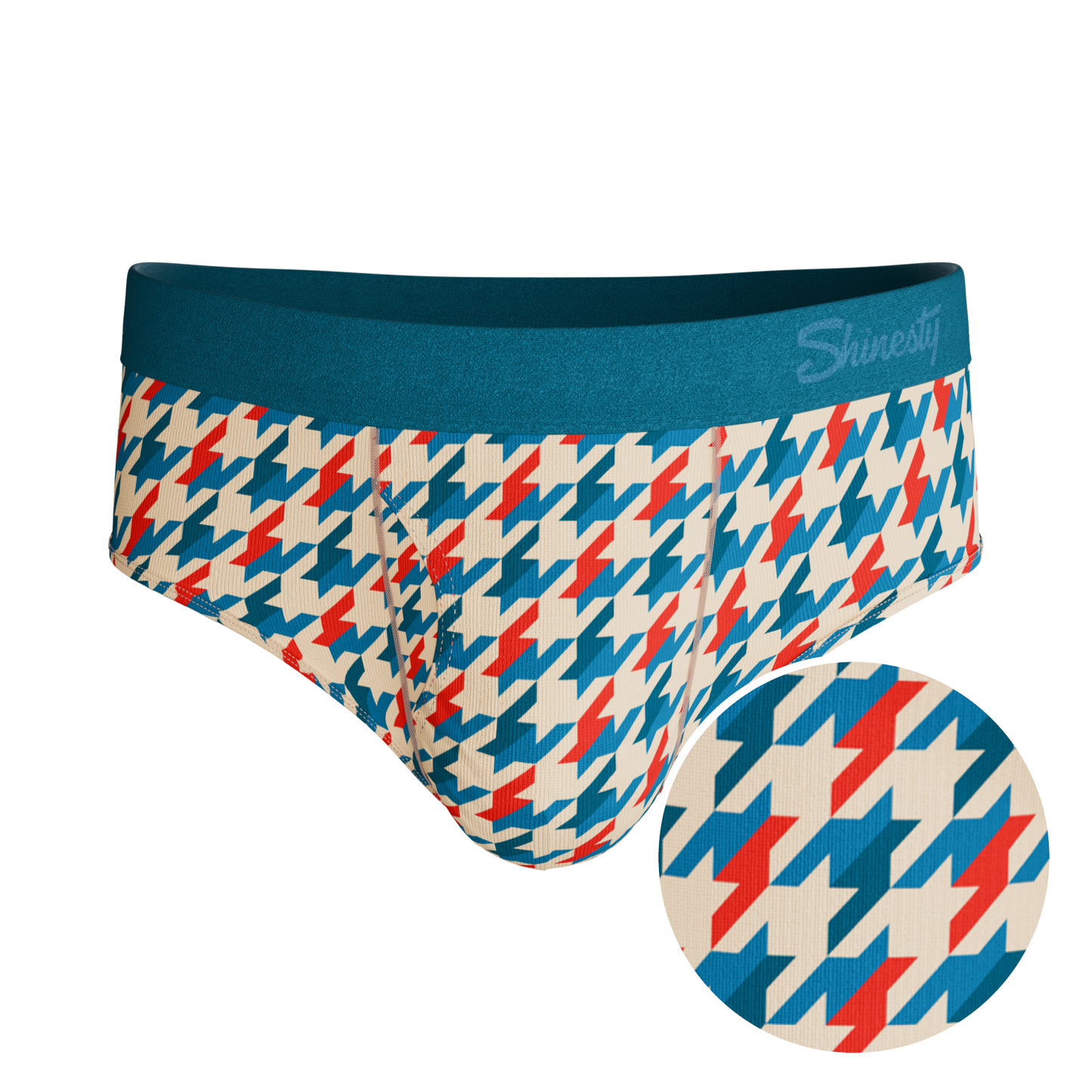 The Swanky | Retro Houndstooth Ball Hammock® Pouch Underwear Briefs