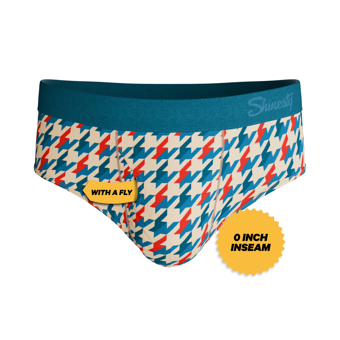 The Swanky | Retro Houndstooth Ball Hammock® Pouch Underwear Briefs