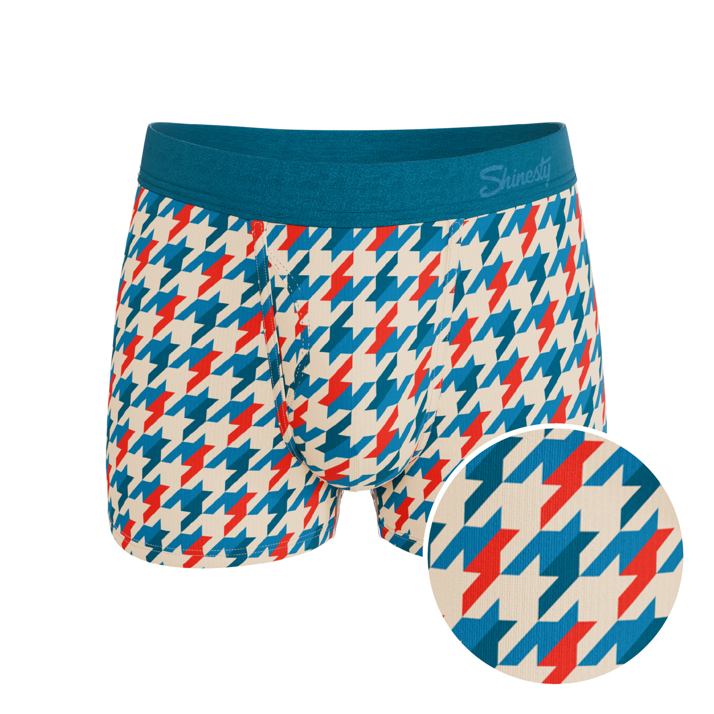 The Swanky | Retro Houndstooth Ball Hammock® Pouch Trunks Underwear