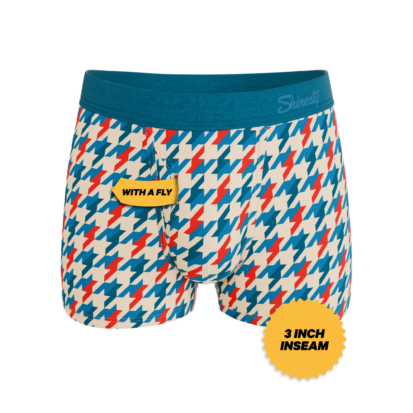 The Swanky | Retro Houndstooth Ball Hammock® Pouch Trunks Underwear