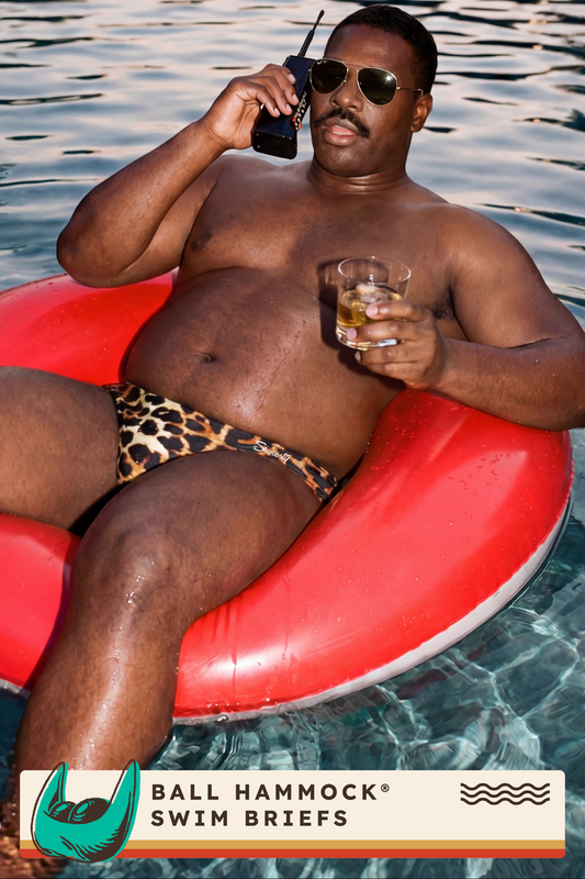 The Hot Spots | Leopard Ball Hammock® Pouch Swim Briefs
