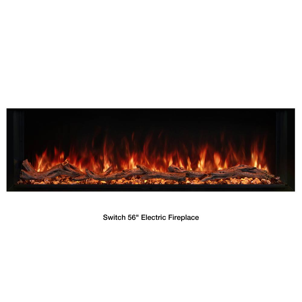 EcoSmart Fire Switch Linear Built-In Electric Fireplace