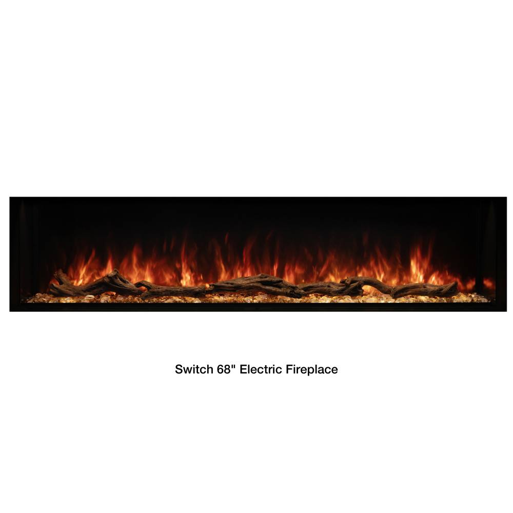 EcoSmart Fire Switch Linear Built-In Electric Fireplace