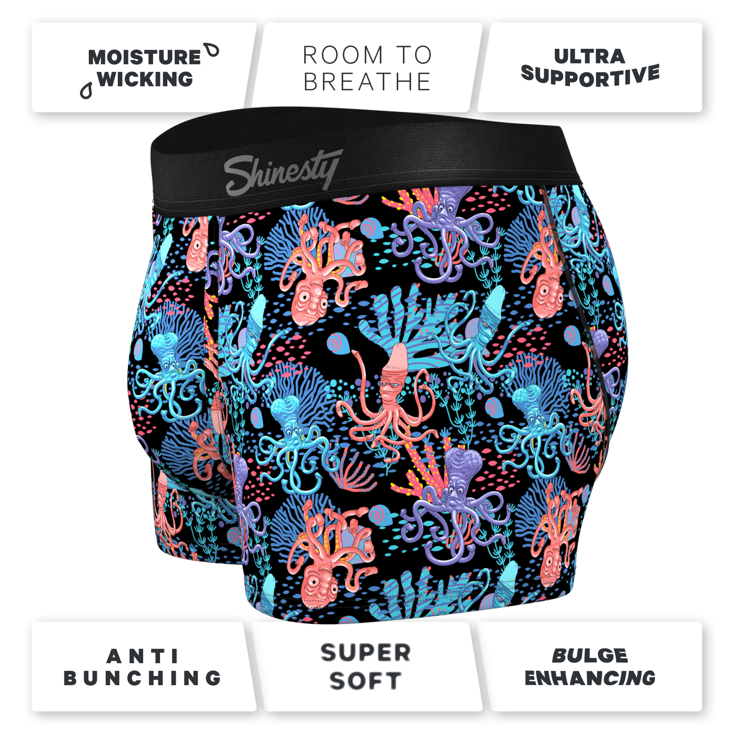 The Swollen Tentacles | Octopus Ball Hammock® Pouch Trunks Underwear
